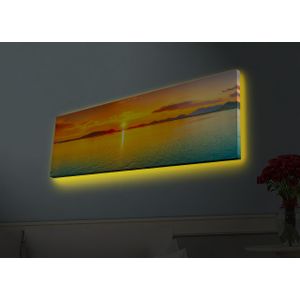 Wallity 3090HDACT-003 Multicolor Decorative Led Lighted Canvas Painting