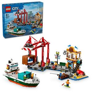 LEGO® CITY 60422 Gradska luka s teretnim brodom