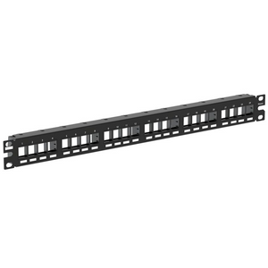 Panduit NKPP24FMY NetKey® UTP Patch panel modulani 24-port 1U prazan, crni