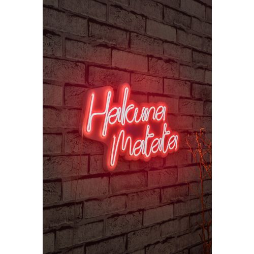 Hakuna Matata - Red Red Decorative Plastic Led Lighting slika 2