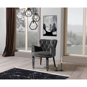 Pandia Home Fotelja BELNDA  Anthracite