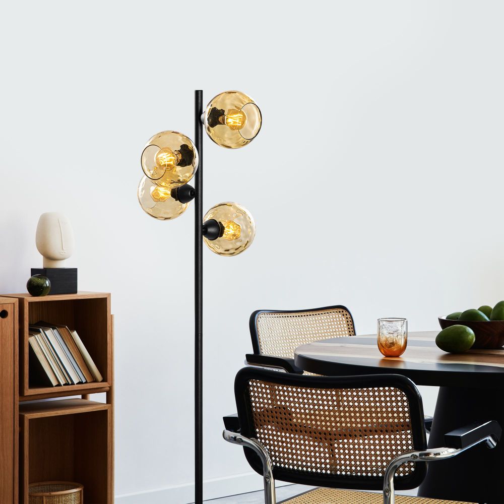 Podna Lampa Benek 15-14534 - Žuta i Crna slika 3