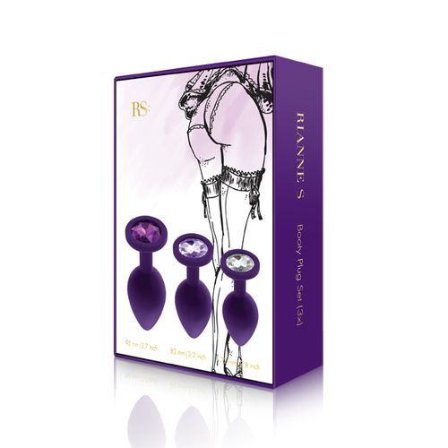 RS - Soiree - Booty Plug Original Set 3x Purple slika 3