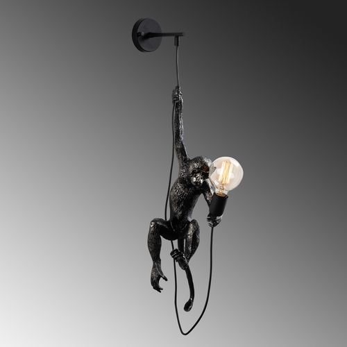 Singe 2 Black Wall Lamp slika 5