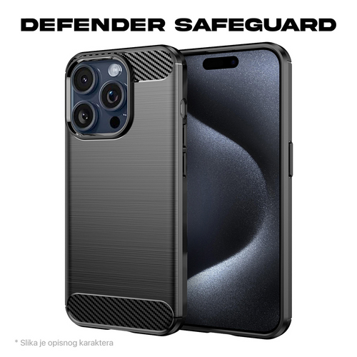 Torbica Defender Safeguard za iPhone 16 6.3 crna slika 2