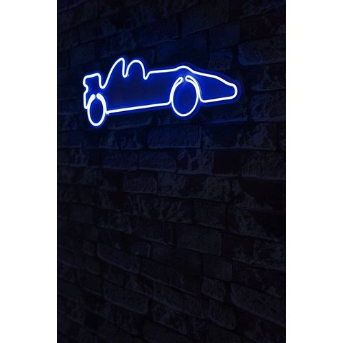 Wallity Ukrasna plastična LED rasvjeta, Formula 1 Race Car - Blue slika 9