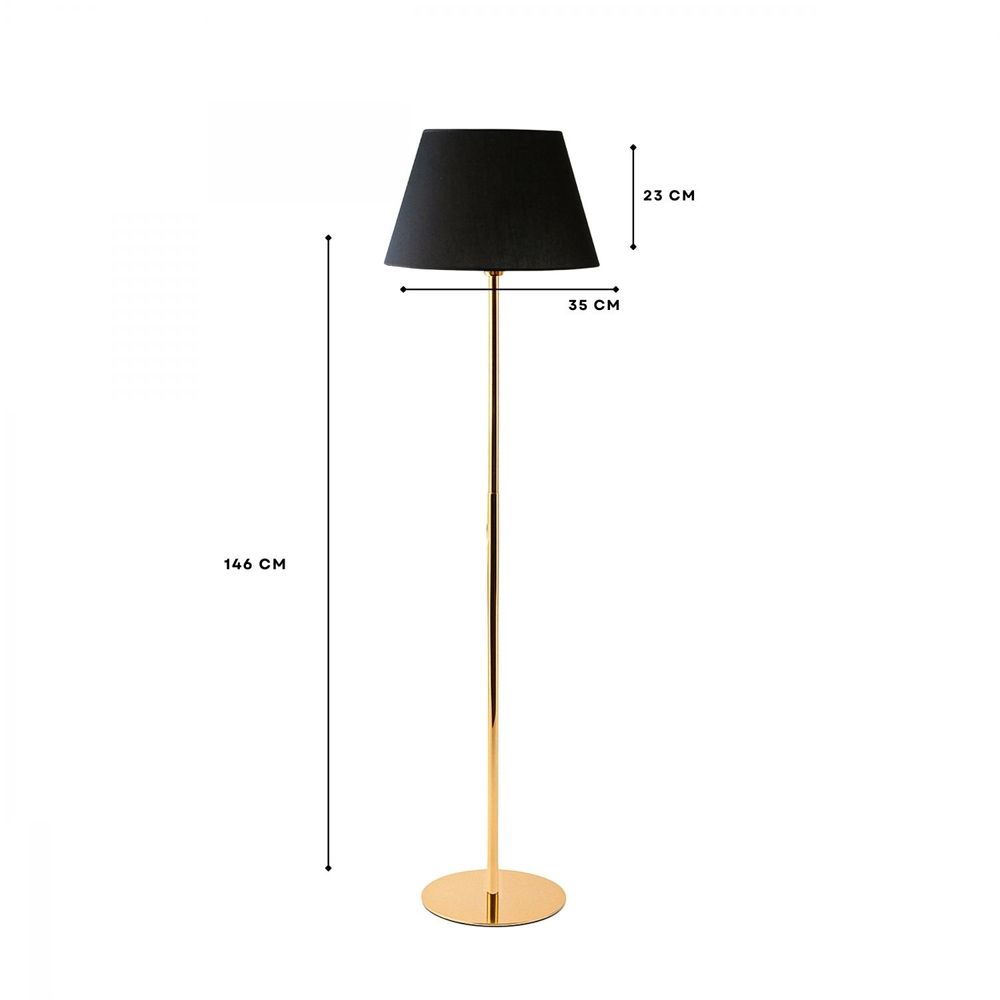 Podna Lampa 242272 - Crna slika 3