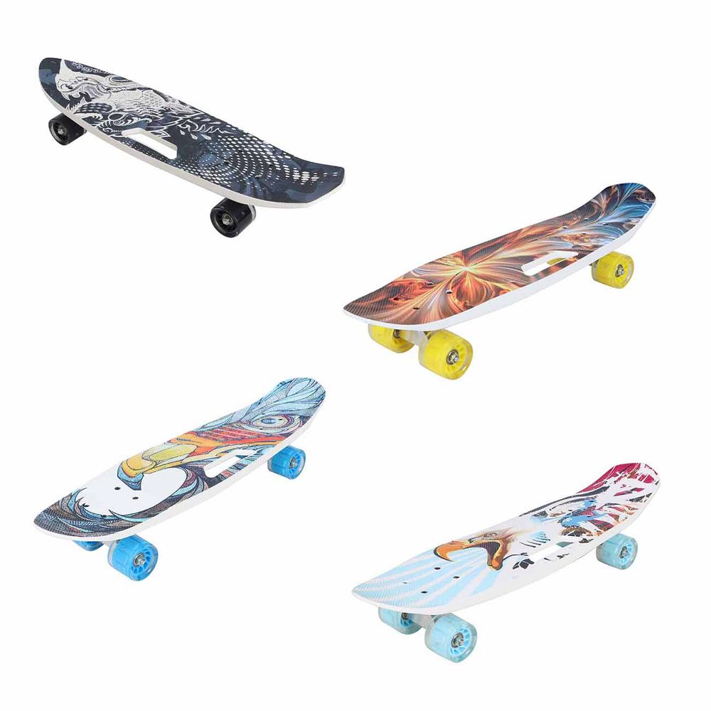 Dječiji Skateboard sa LED svijetlećim točkovima i rukohvatom, Sorto slika 1