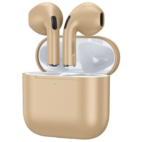 Bluetooth slusalice Airpods Inpods 900 metalik zlatne HQ slika 1