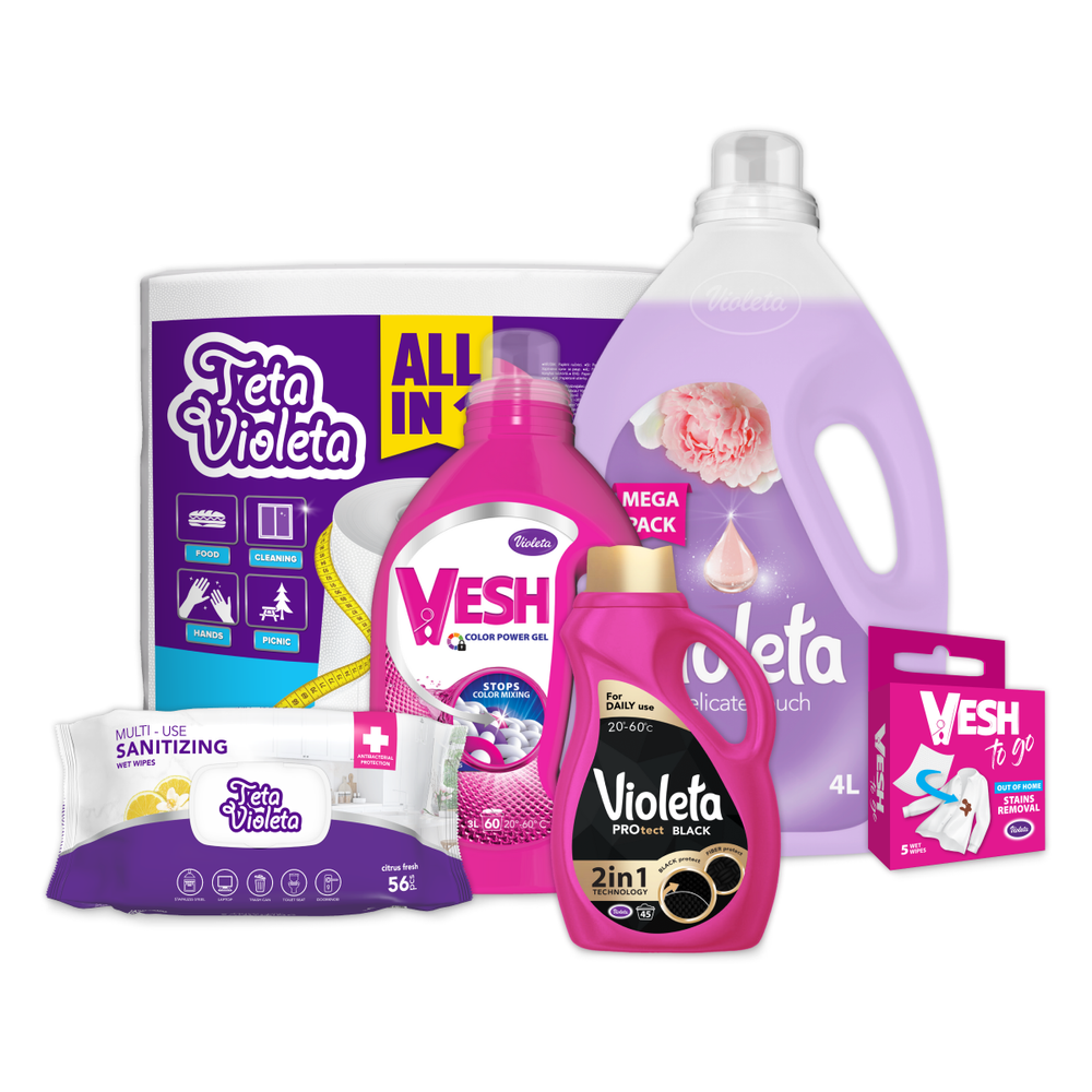 Violeta multipack za kućanstvo, rublje XXL slika 1