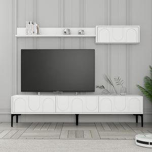 TV komoda Lyon 2 - bijela i crna