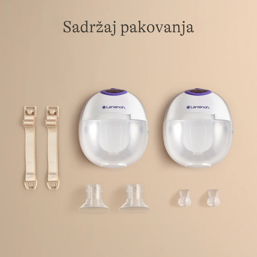 Lansinoh Nosiva dupla električna izdajalica 5166 slika 11