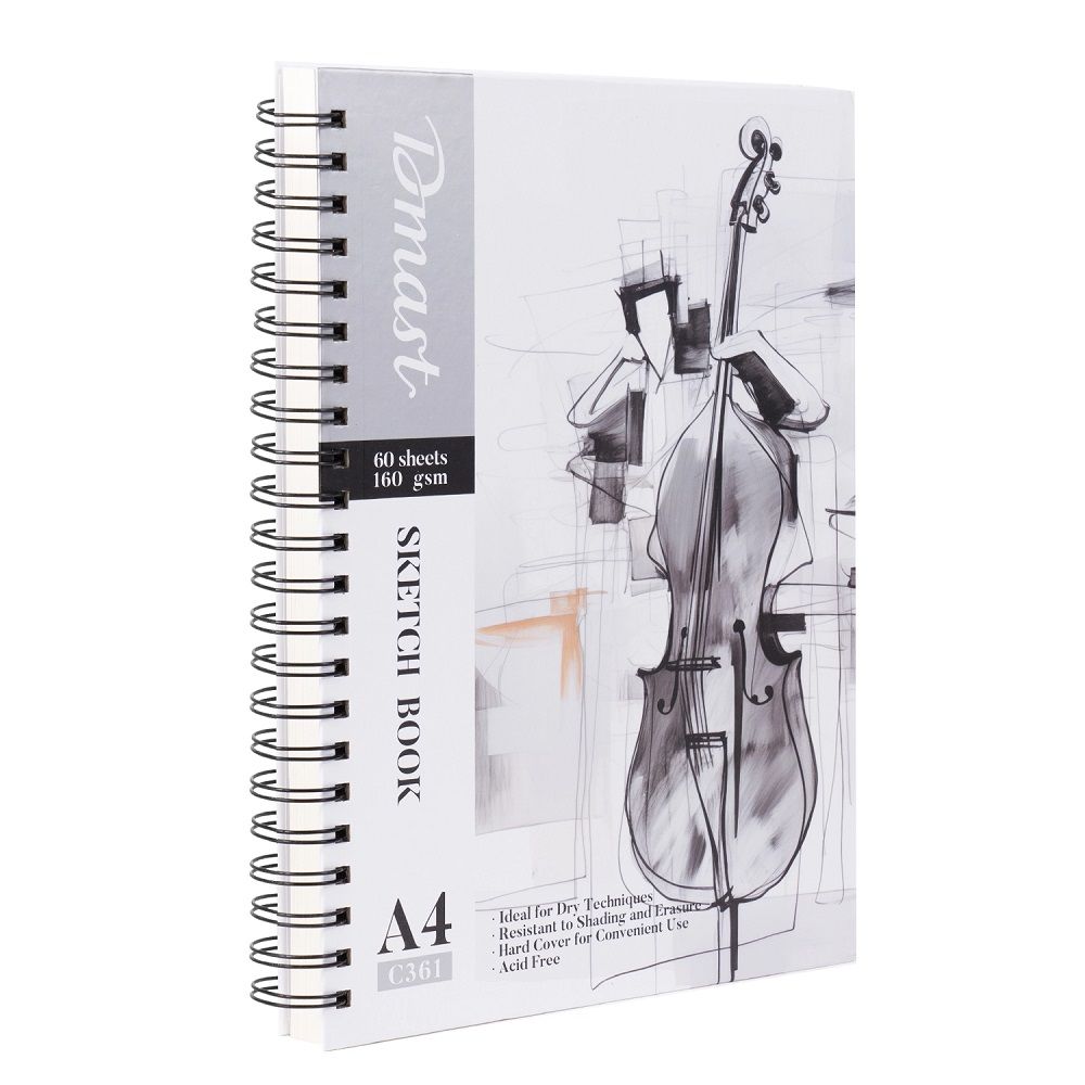 BLOK ZA CRTANJE DMAST-PEBEO SKETCH BOOK A4, 60 lista, 160g papir EC361 slika 1