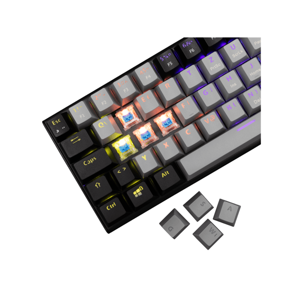 WHITE SHARK Tastatura GK-002722V2 WAKIZASHI-2 / HR, plavi prekidači slika 4