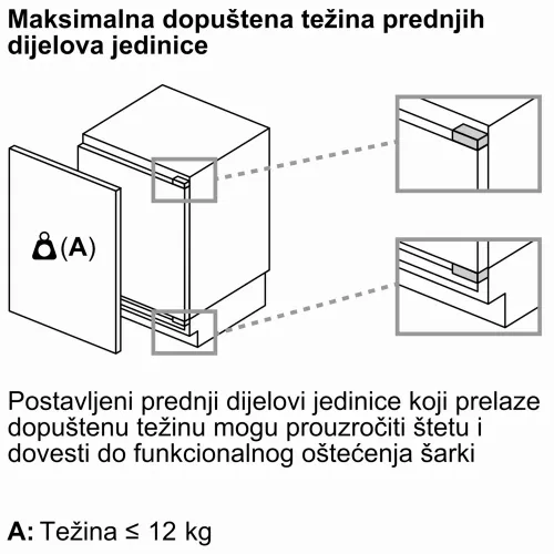 Bosch ugradbeni potpultni hladnjak  KUR21VFE0 slika 8