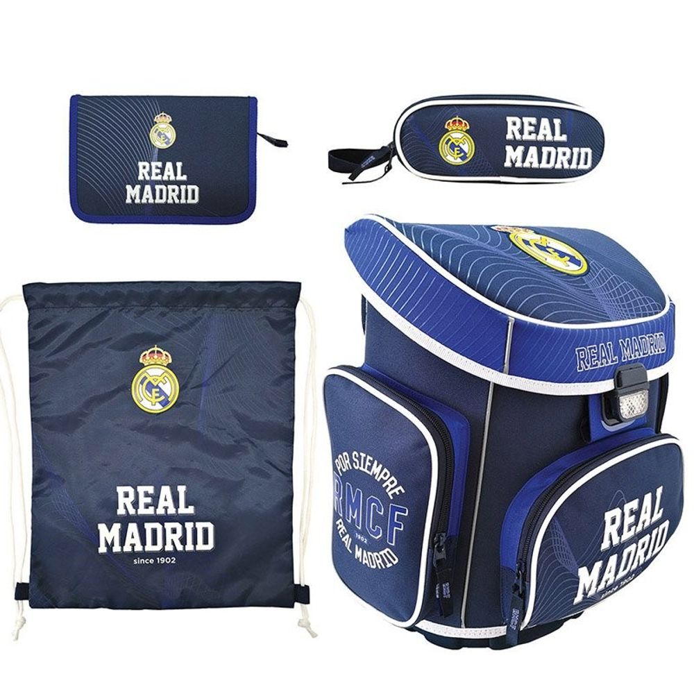 ABC set 4/1 (ruksak + novčanik + pernica + vreća za patike) Real Madrid slika 1