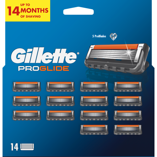 Gillette ProGlide zamjenske britvice za muškarce, 14 komada slika 1