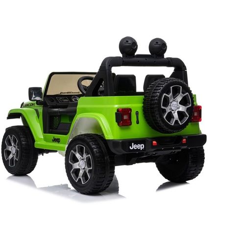 Licencirani Jeep Rubicon Wrangler 4x4 zeleni-auto na akumulator slika 2