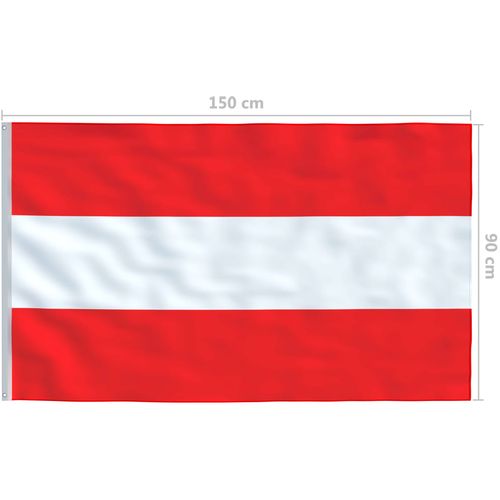 Austrijska zastava 90 x 150 cm slika 21