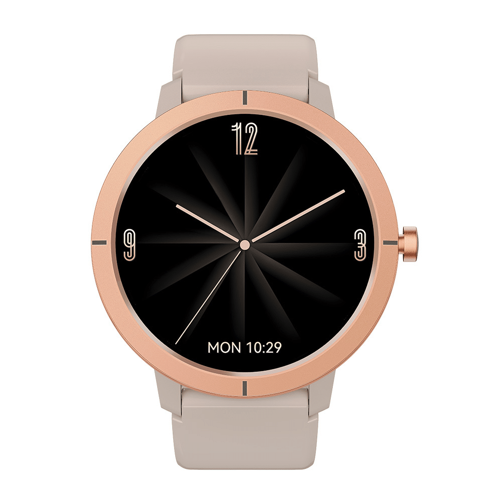 Blavec pametni sat W-20 Solea HD AMOLED GPS glasovni poziv - ružičasto zlato + 2 remena slika 6