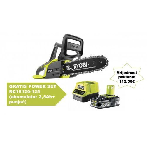 Ryobi aku lančana pila OCS1830(18V ONE+,30cm,BL,solo)  slika 1