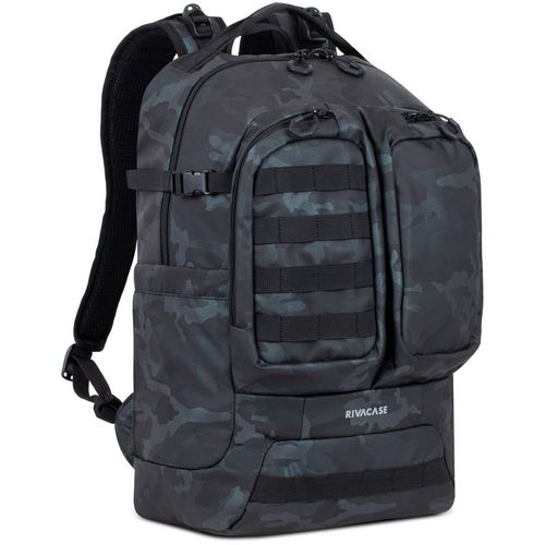 Ruksak RivaCase Sherwood 7661 Navy camo 32L Rucksack slika 1