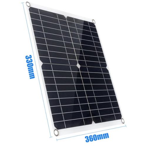 SOL-PANEL20W RV Solarni panel USB spoljni, vodootporni, 20W, 330x360x3mm slika 3