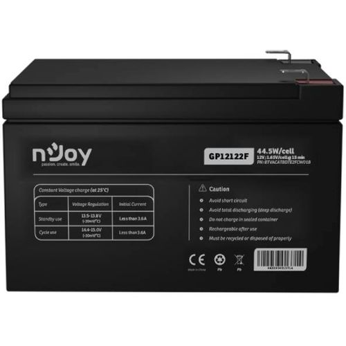 NJOY GP12122F baterija za UPS 12V 12Ah (BTVACATBDTE2FCW01B) slika 1