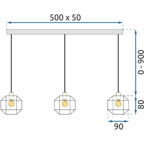 TOOLIGHT Kristalna stropna svjetiljka crna APP587-3CP slika 13