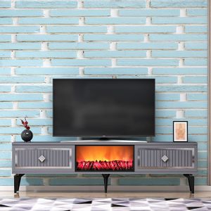 Flame Fireplace - Anthracite, Silver Anthracite
Silver TV Stand