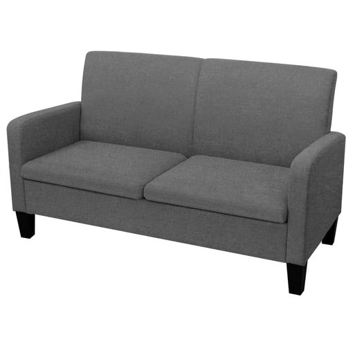 2-dijelni set sofa od tkanina tamnosivi slika 32