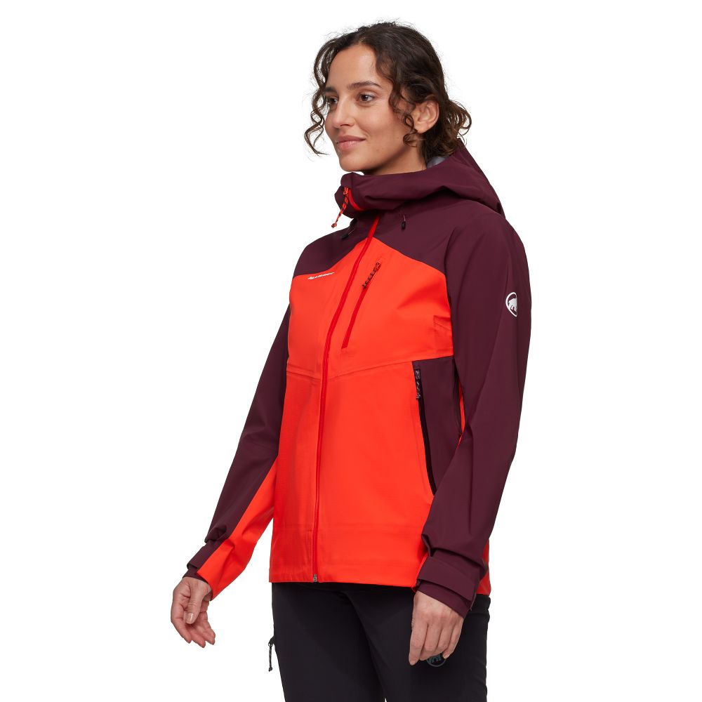 MAMMUT Ženska jakna Alto Guide HS Hooded Mammut Red/Vin slika 2