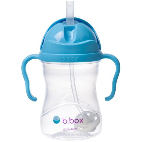 b.box Sippy cup bočica sa slamkom - blueberry slika 3