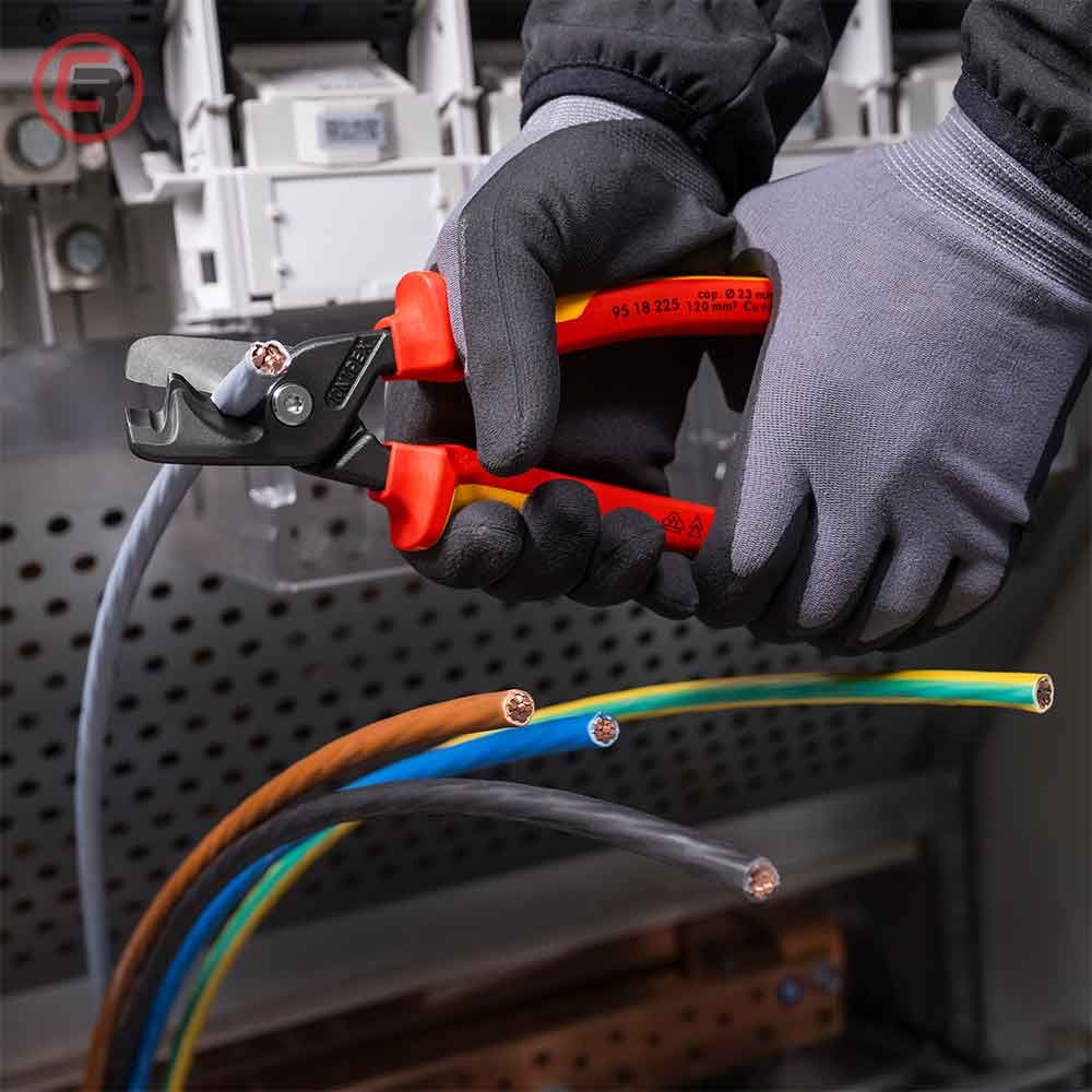 Knipex Škare Makaze 225mm Za Kablove StepCut XL fi 23mm / 120mm2 1000V – 95 18 225 slika 9