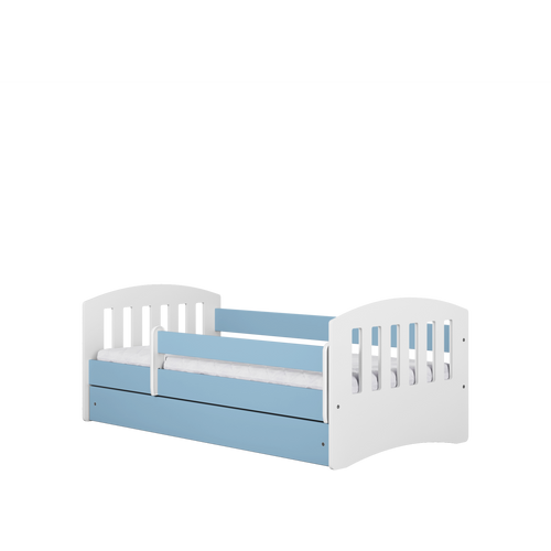 Drveni dječji krevet Classic s ladicom - plavi - 180*80m slika 4