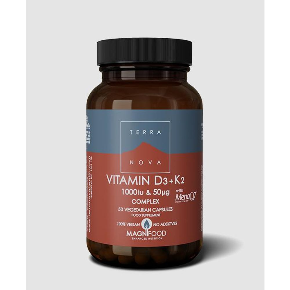 Terranova Vitamin D3 1000 + K2 50 kapsula slika 1