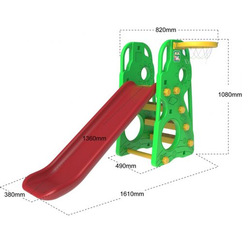 Set UNI - plastično dječje igralište - zeleni slika 4