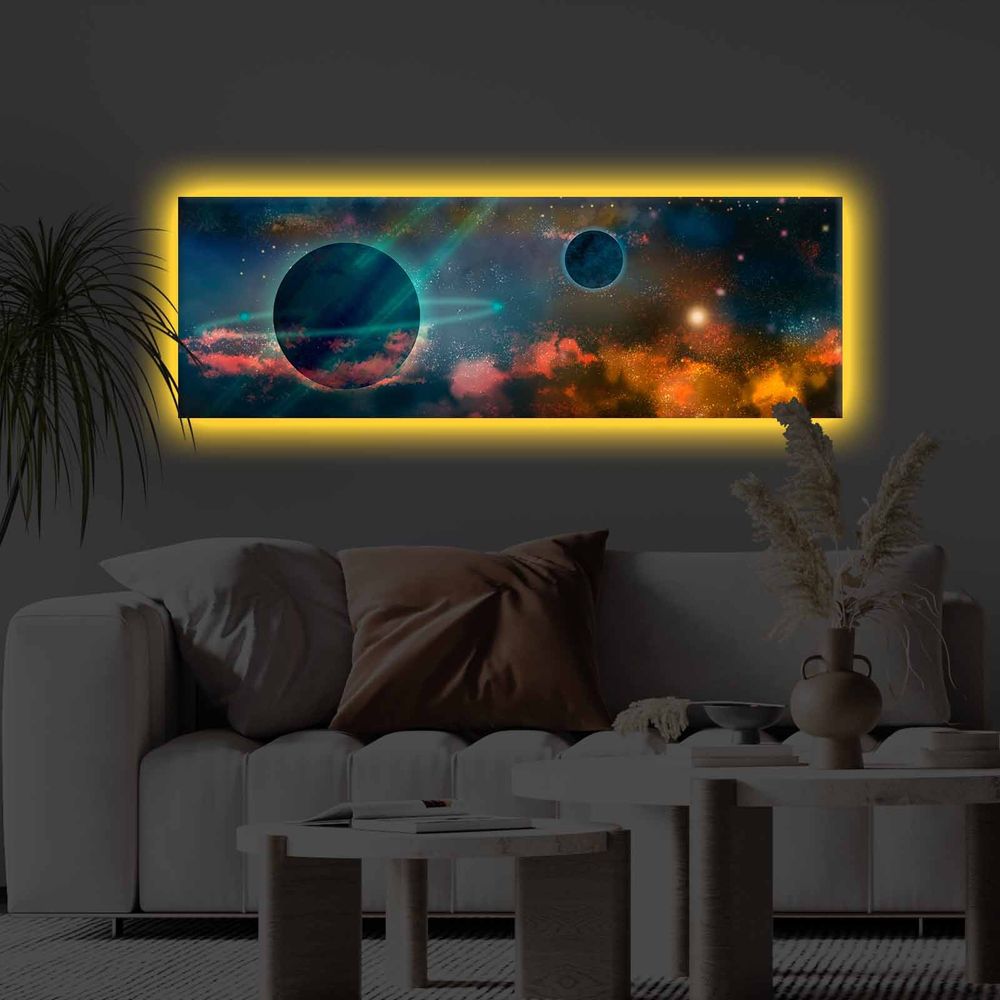 Dekorativna LED Slika na Platnu 3090KTLGDACT - 012, Višebojna slika 1
