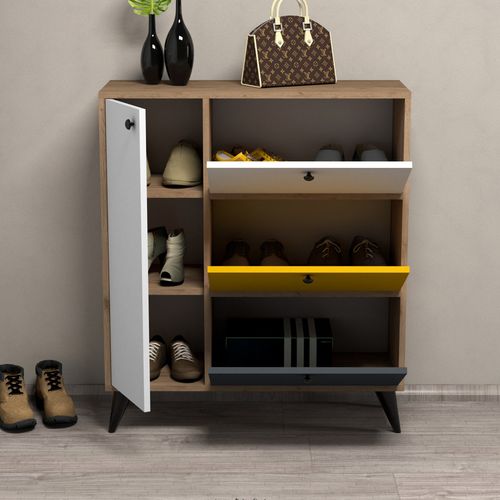 Bella 1804 Oak
White
Yellow
Anthracite Shoe Cabinet slika 3