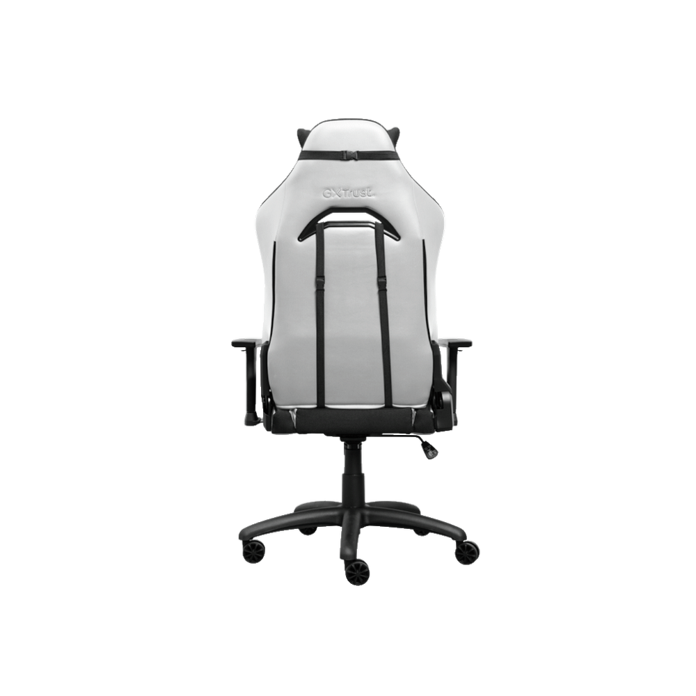 Trust GXT 714W gaming stolica RUYA, bijela, udobna, podesiv ergonomska, eko materijal slika 3