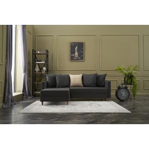 Atelier Del Sofa Aydam Left - Antracit Antracit Ugao Sofa-Krevet