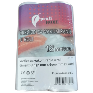 profi HOME Vrećice za vakumiranje u roli, 150 x 6000 mm, 2 kom - 453605