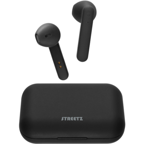 STREETZ T110 True Wireless Stereo slušalice s kućištem za punjenje, polu-in-ear, BT 5, mat crne slika 1
