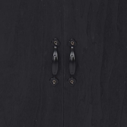 Bočni ormarić crni 60 x 30 x 75 cm od drva paulovnije slika 25