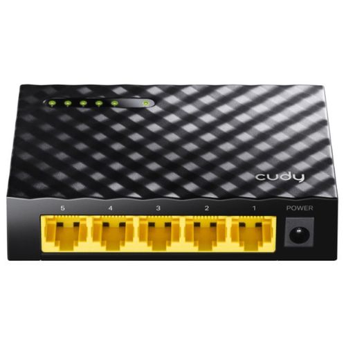 Cudy GS105D 5-Port Gbit Desktop Switch, 5x RJ45 10/100/1000 (Alt. GS105, SG105, PFS3005-GT-L) slika 1