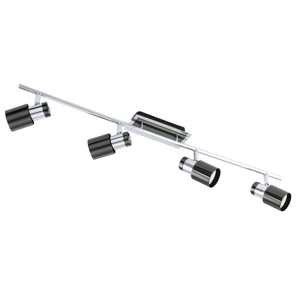 Eglo Davida 1 reflektor/4, led, gu10, 4x5w, 4x400lm, krom/crna  slika 1