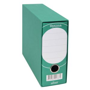 Registrator A5-80 kutija OPTIMA SILVER široki zeleni