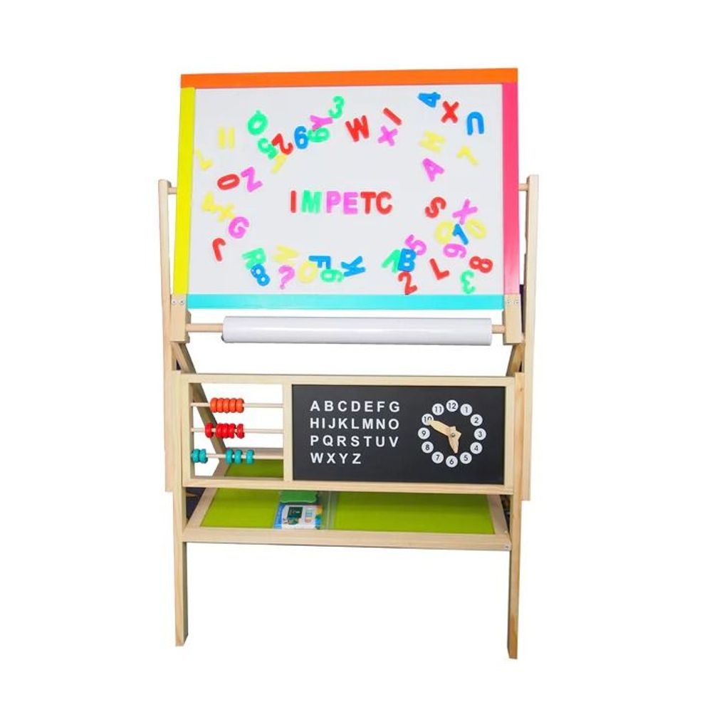 Kinder Home Drvena dvostrana tabla sa dodacima, Šarena slika 6