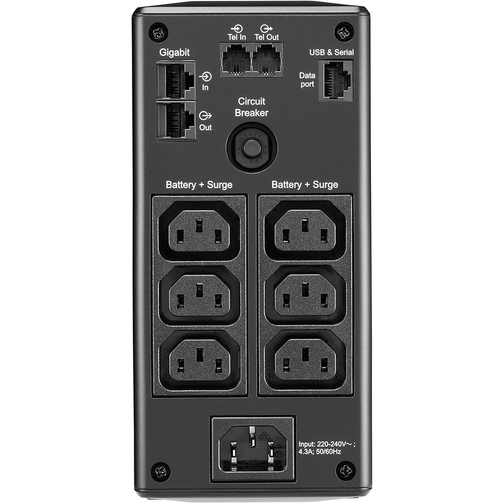 UPS APC BR650MI 650VA/390W 6xC13 slika 3