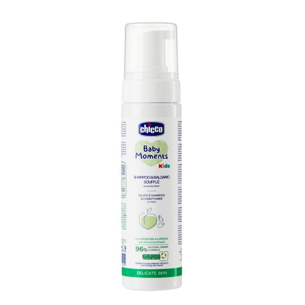 Chicco Šampon i regenerator Baby Moments KIDS Souffle 150ml slika 1